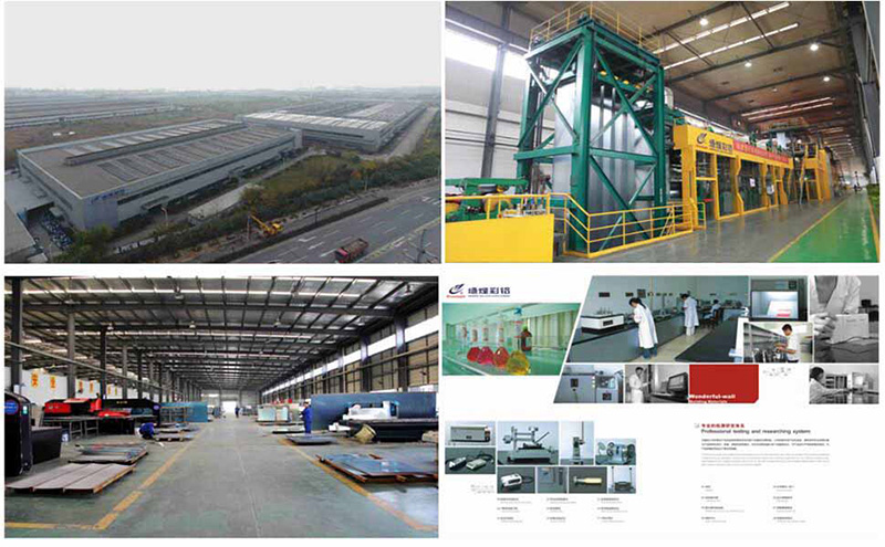 integrando 3 empresas ubicadas en Jinggong parque industrial para crear One-Stop servicio que incluye sistema de construcción de estructura de acero